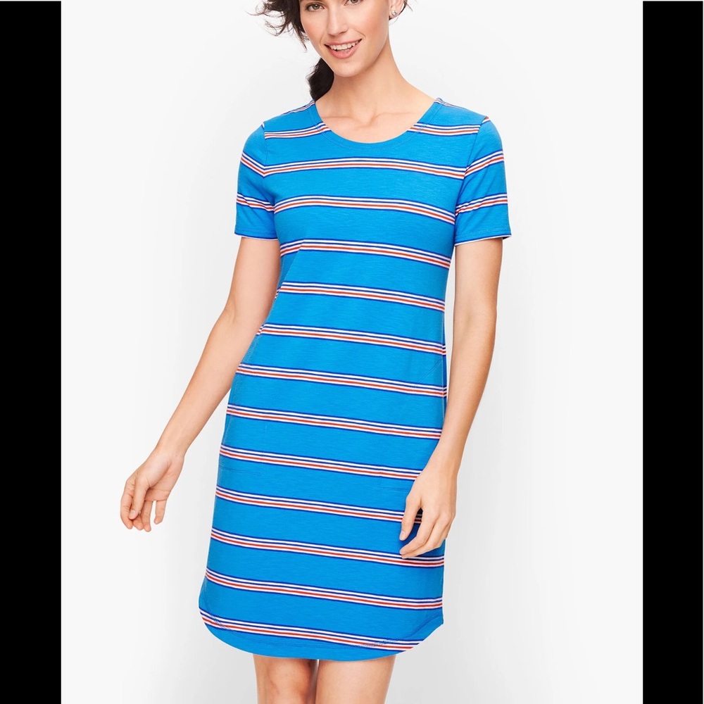 Talbots | Stripe T-Shirt Dress. XS.